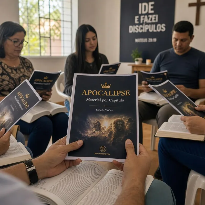 Material PDF na mão de cada participante